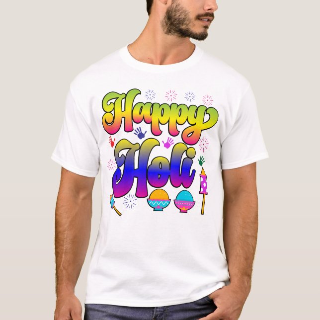 Happy Holi Festival 2023 T-shirt (Devant)