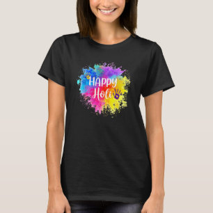 Happy Holi Festival India Colours Spring For Women T-Shirt