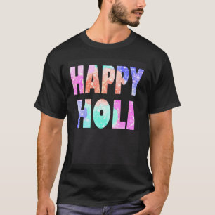 Happy Holi Festival Outfit for Women Kids Men Fami T-Shirt
