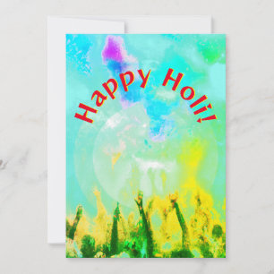 Happy Holi Holiday Card