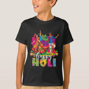 Happy Holi Indian Dancing Spring Holi Festival Of T-Shirt