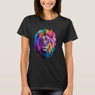 Happy Holi Indian Festival Of Colours animal face T-Shirt