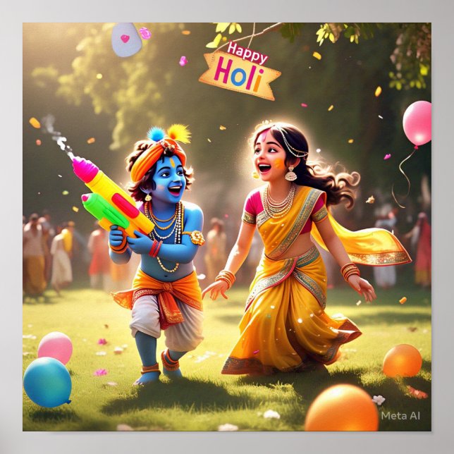 HAPPY HOLI POSTER (Front)