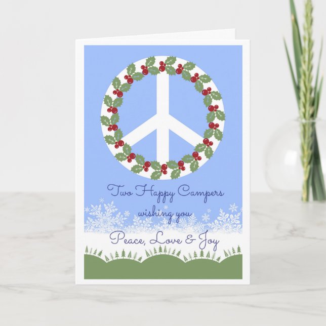 happy holiday campers card (Front)
