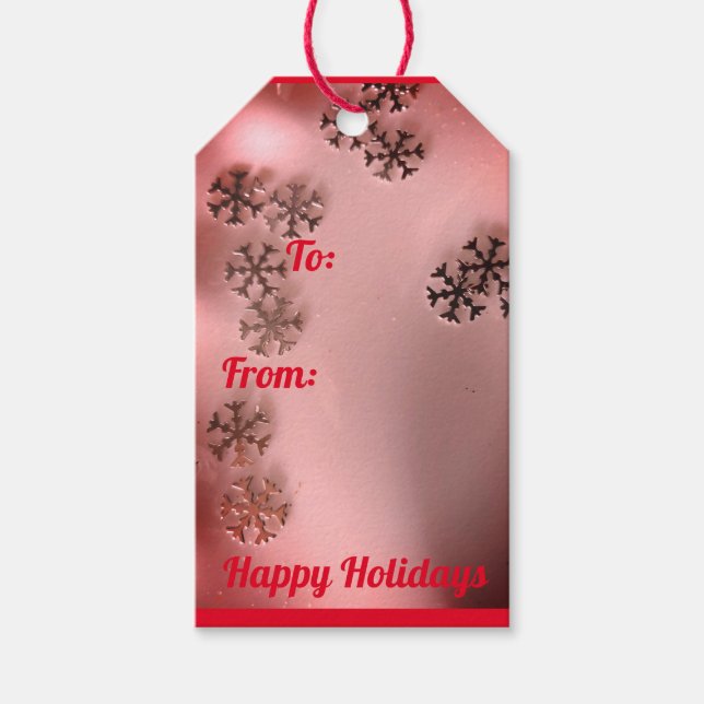 Happy Holiday Gift Tag (Front)