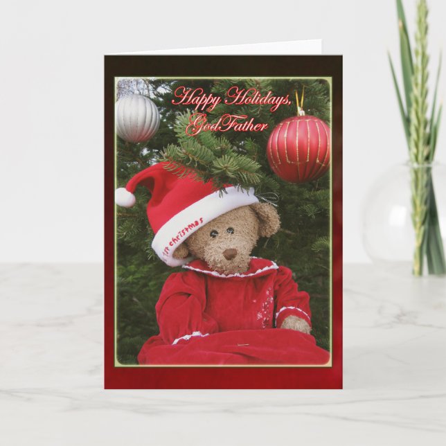 Happy Holiday, GodFather II Holiday Card (Front)
