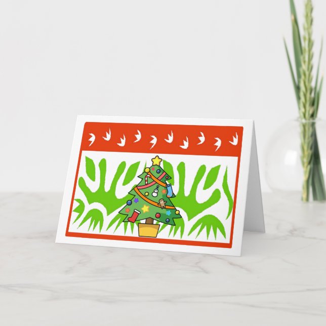 Happy Holiday Greeting Card (Front)