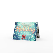 Happy Holiday Greeting Card