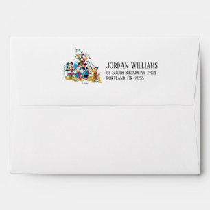 Happy Holiday   Mickey & Friends Envelope