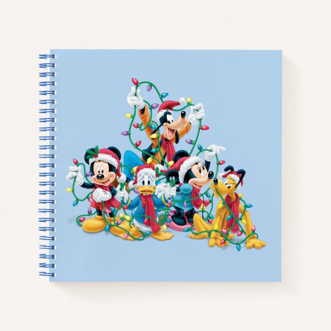 Happy Holiday | Mickey & Friends Notebook (Front)