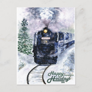 Happy Holiday Northern Express Postcard