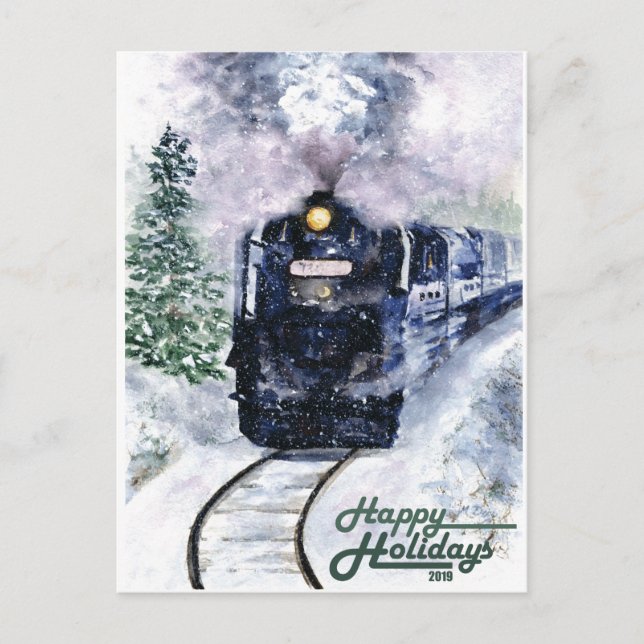 Happy Holiday Northern Express Postcard (Front)