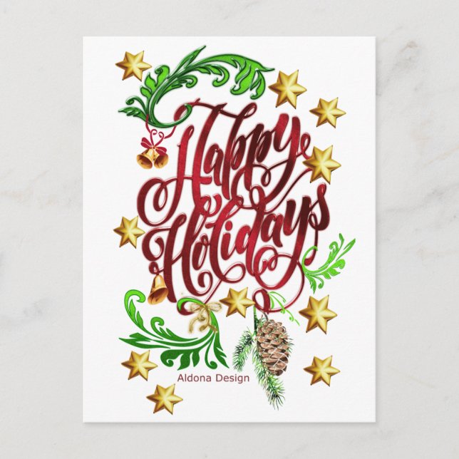 Happy Holiday Postcard (Front)