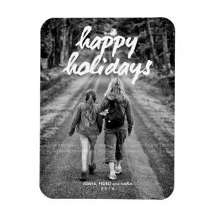 Happy Holiday Réfrigérateur Magnets Famille d'imag