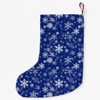 Happy Holiday Snowflakes Pattern for Everyone Small Christmas Stocking