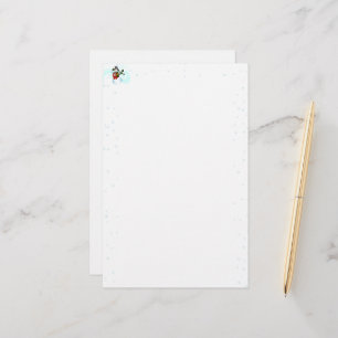 Happy Holiday Snowman Stationery