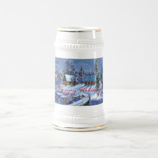 Happy Holiday Stein