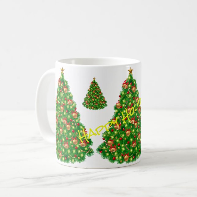 Happy Holidays 1 Coffee Mug (Front Left)