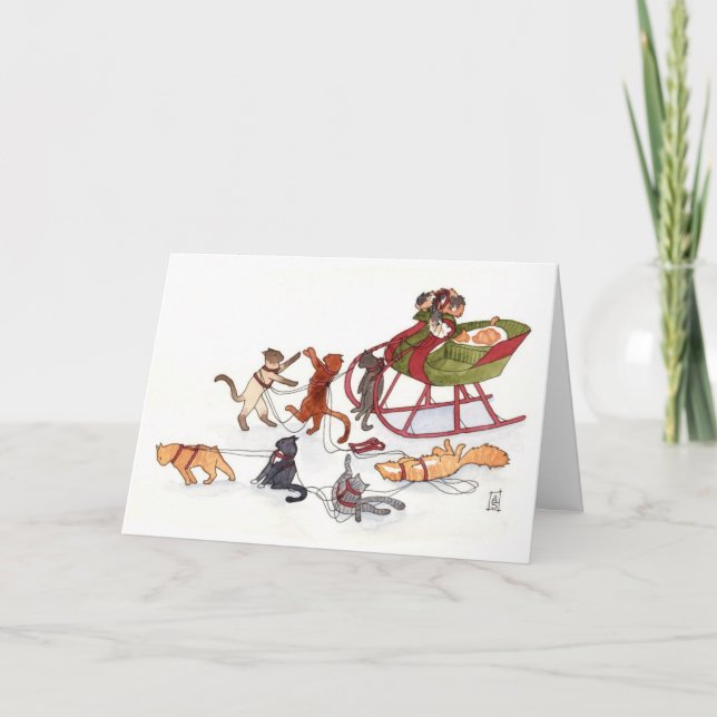 Happy Holidays! Accept no substitutes. Holiday Card (Front)