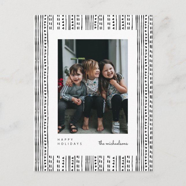 HAPPY HOLIDAYS | Add Your Photo Postcard (Front)