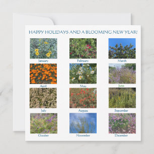 HAPPY HOLIDAYS AND A BLOOMING NEW YEAR! CARD