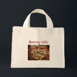 Happy Holidays - Bearing Gifts - Jumbo Tote Bag<br><div class="desc">The holidays and seasons of our lives help us mark and track the passage of time, collecting memories as we share traditions, time, food, music, gifts, and greeting cards with each other.</div>