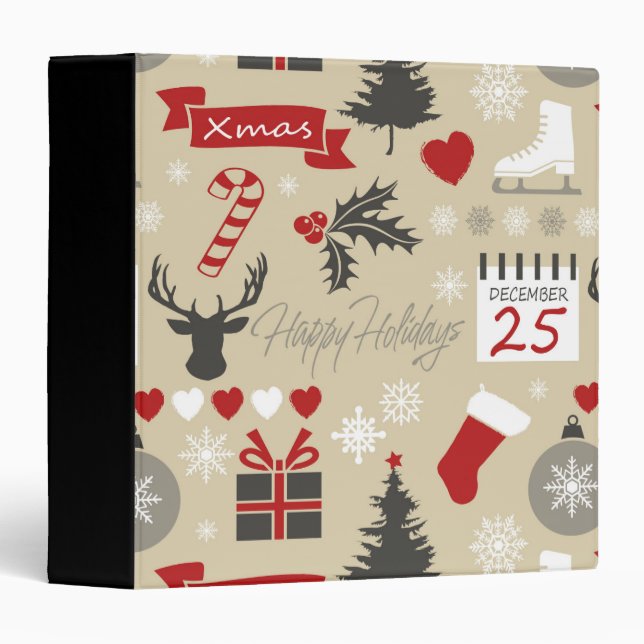 Happy Holidays Binder (Front/Spine)
