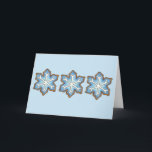 Happy Holidays Blue Snowflake Christmas Hanukkah Holiday Card<br><div class="desc">Cards feature an original marker illustration of a blue snowflake-shaped sugar cookie. Perfect for Christmas or Hanukkah!

This holiday design is also available on a range of other products. Don't see exactly what you're looking for? Contact Rebecca to have a product customized just for you!</div>