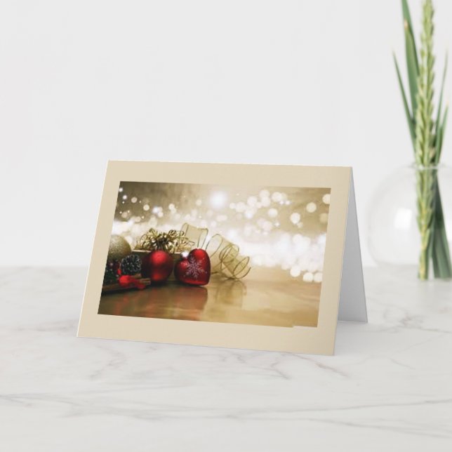 ***HAPPY HOLIDAYS*** BUSINESS CHRISTMAS CARD (Front)