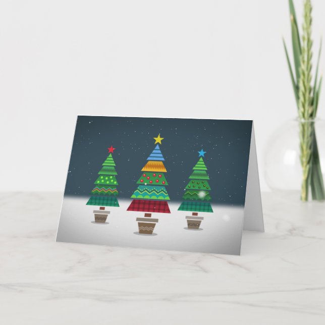 **HAPPY HOLIDAYS** BUSINESS CHRISTMAS HOLIDAY CARD (Front)