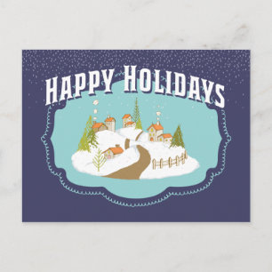 Happy Holidays Business Customer Appreciation Postcard