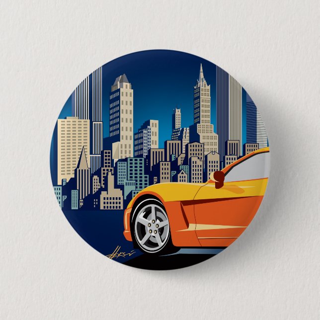 Happy Holidays Button (Front)