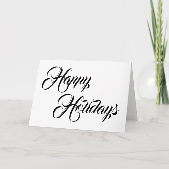Happy Holidays, card (Front)