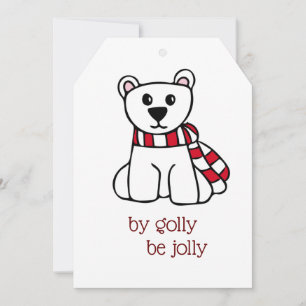 Happy Holidays Card Polar Bear