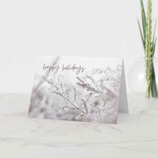 Happy Holidays cards for customers & clients (Front)