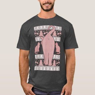 Happy Holidays Cat Butt Graphic Novelty Sarcastic T-Shirt