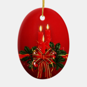 Happy Holidays Ceramic Ornament