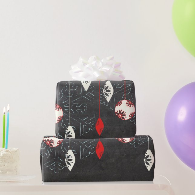 Happy Holidays Chalkboard Christmas Wrapping Paper (Party Gifts)