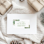 Happy Holidays-Christmas Classic, Rustic, Festive Label<br><div class="desc">Happy Holidays! Customizable Christmas Address Labels – Classic, Rustic, Festive Make your holiday greetings stand out with our editable Christmas address labels featuring a timeless, rustic design with elegant script fonts and leafy accents. Quick & Easy: Personalize the label with your name and address in just seconds. Perfect for Holiday...</div>