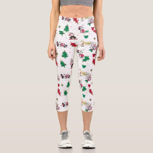 Happy Holidays   Christmas Mickey Mouse & Friends Capri Leggings