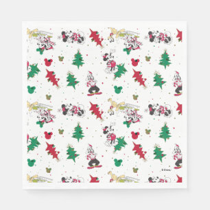 Happy Holidays Christmas Mickey Mouse & Friends Napkin