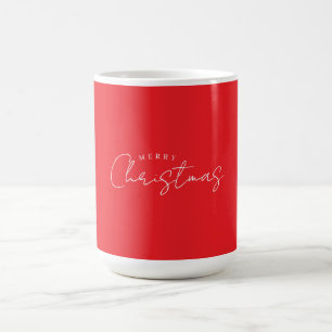 Happy Holidays Christmas New Year Season Red Coffee Mug