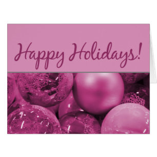 Happy Holidays Christmas Ornaments