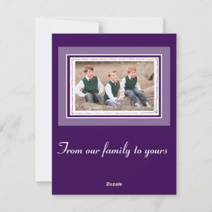 Happy Holidays Christmas Tree with Photo Template