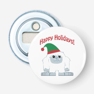 Happy Holidays! Christmas Yeti Bottle Opener