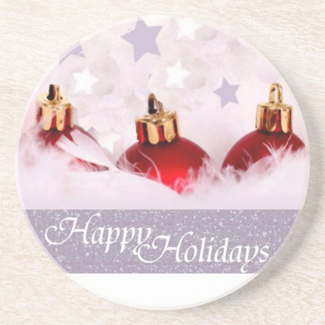 Happy Holidays Coaster (Front)