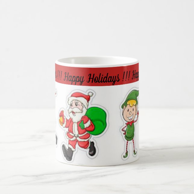 Happy Holidays Coffee Mug (Center)