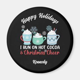 Happy Holidays - Cozy Cocoa & Christmas Cheer Magnet