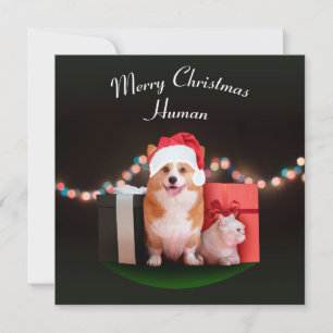 Happy holidays customizable Christmas card