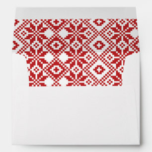 Happy Holidays. Customizable Christmas Envelope